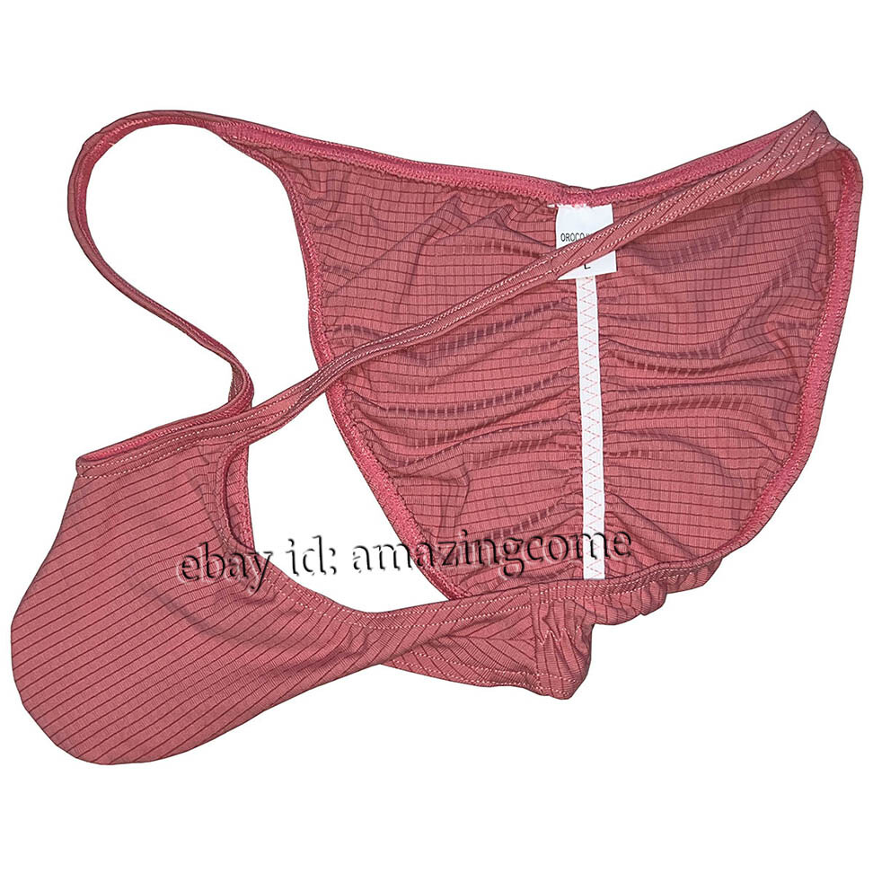 Men Spandex Cheeky Briefs Underwear Pucker Back Hipster Panties Butt