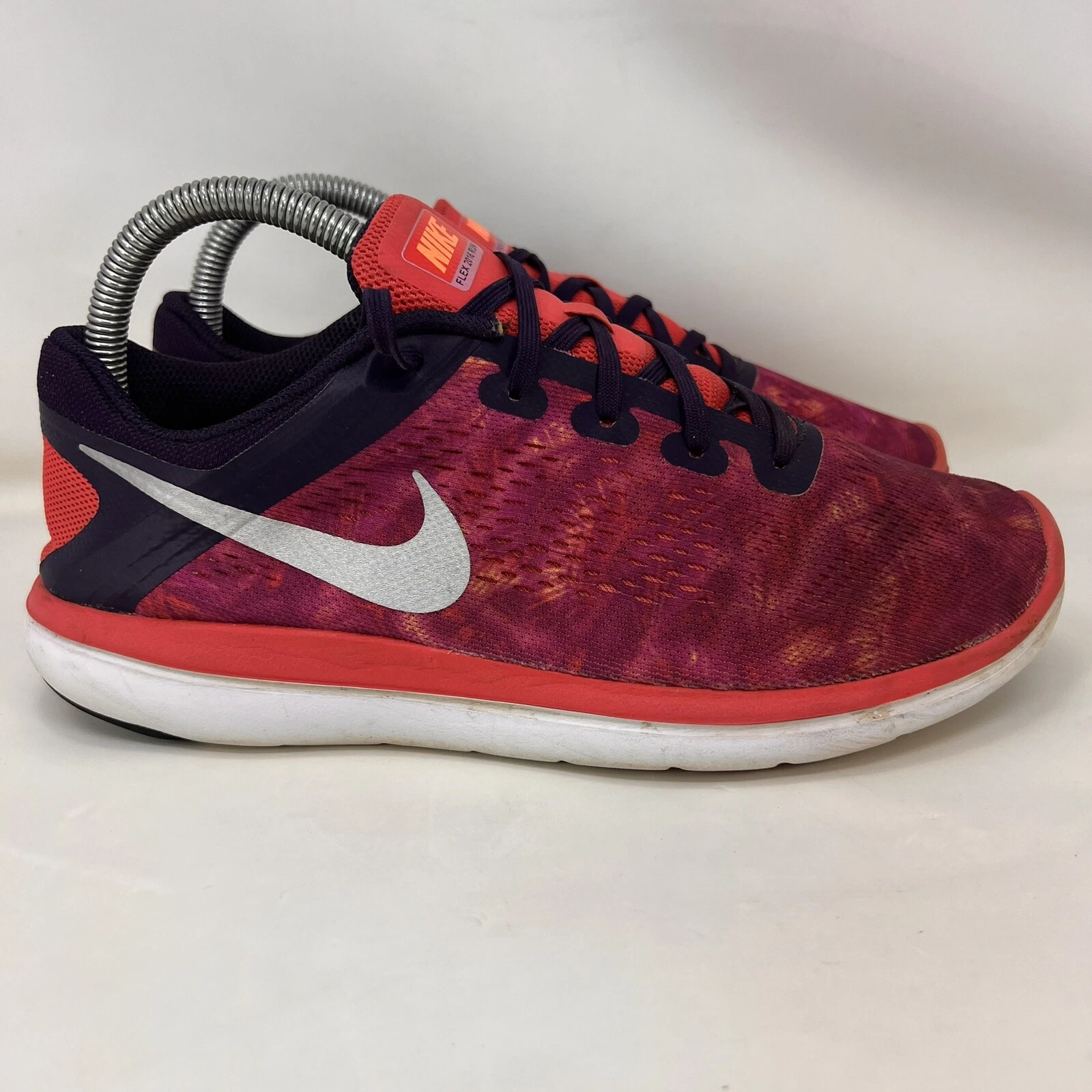 Scarpe da ginnastica Nike Flex 2016 rosa bianco taglia 6 5 anni donna taglia 8