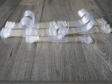 Lot/46 Plastic Clear Lingerie Hangers, New