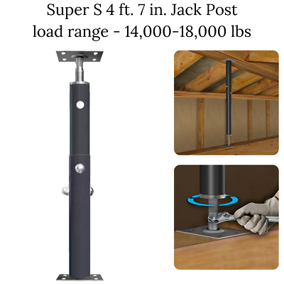 Beam Leveling Support Post 4 Pack Heavy Duty Adjustable Floor Jacks ...
