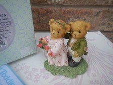 CHERISHED TEDDIES 2007 LIZZIE AND DARCY FIGURINE NEW IN BOX