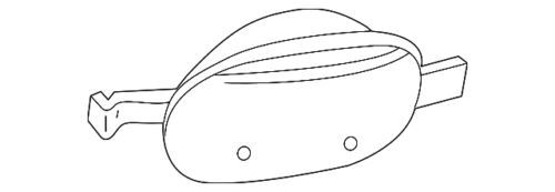 Lámpara de esquina derecha para GM GMC/Oldsmobile/Chevrolet 2002-2009 (N/P 15937714)