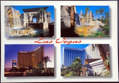 Multiple Views of the Mandalay Bay Resort and Casino, Las Vegas, Nevada