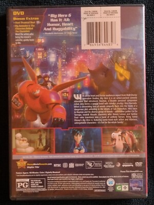 Big Hero 6 (DVD, 2015) Classic Disney Animation | eBay