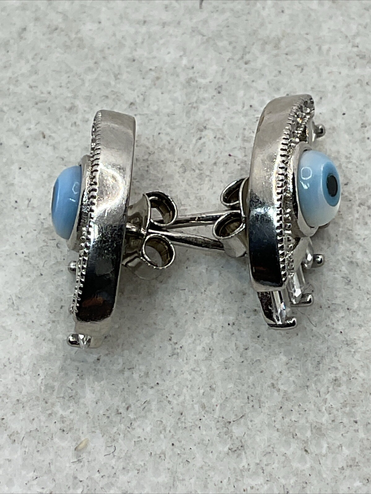 Solid 925 Sterling Silver Mixed Shape White CZ En… - image 12