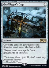MTG Magic the Gathering Grafdigger's Cage (227/357) Core Set 2020 LP