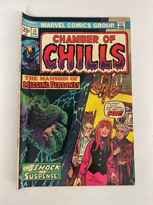 Chamber Of Chills # 13 VF Marvel Comic Book Monster Horror Fear Scary 12 LI8