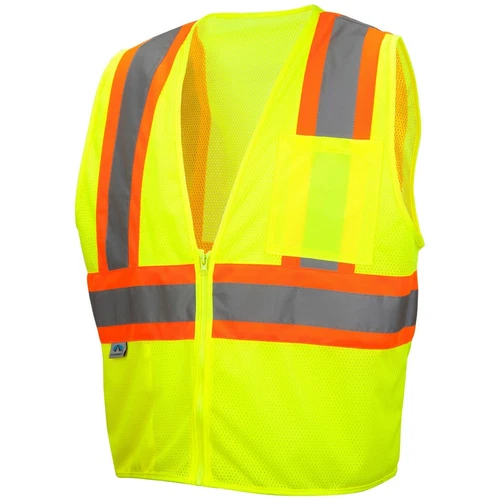 RVZ2210 Class 2 High Visibility Reflective Road Work Construction Safety Vest - product listing photo