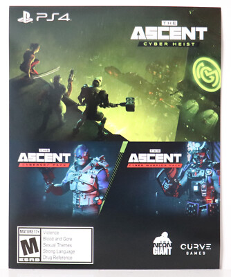 The Ascent: Cyber Edition Cyber Heist + Bonus DLC (Sony PlayStation 4 5) PS4 PS5