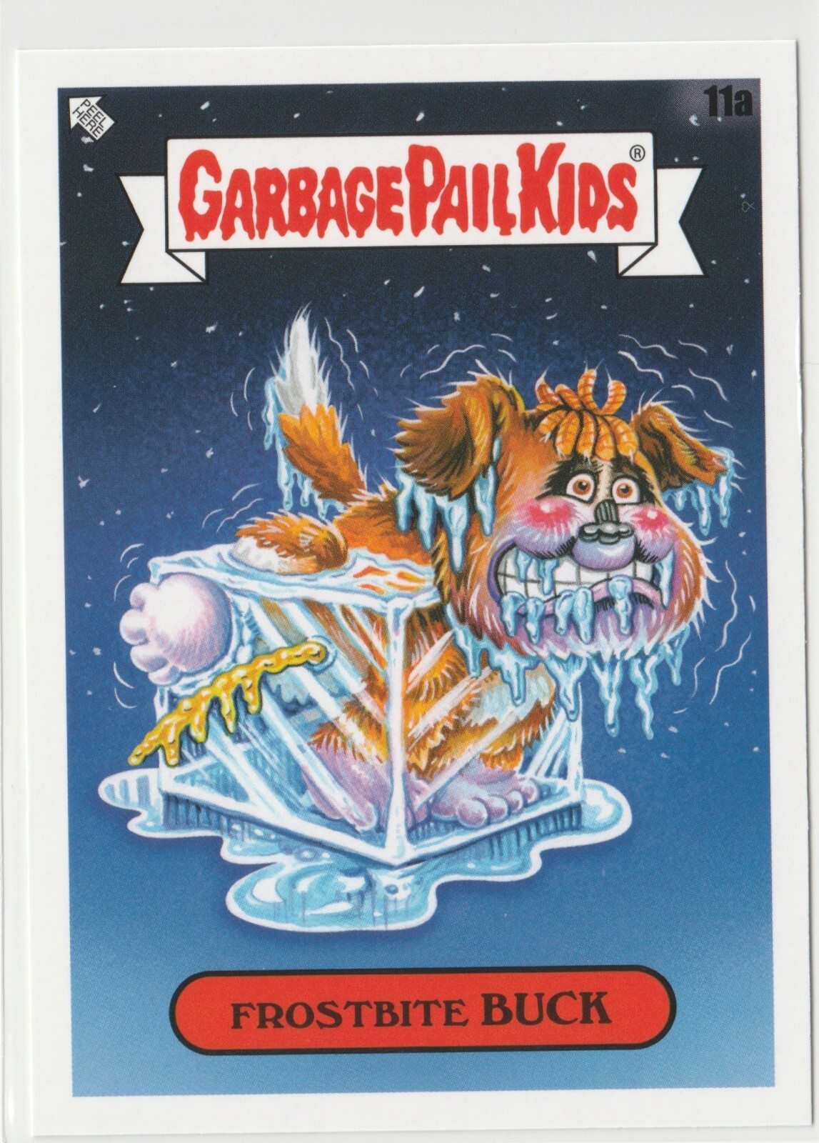Frostbite Buck #11a Garbage Pail Kids GPK 2022 Book Worms Trading Card