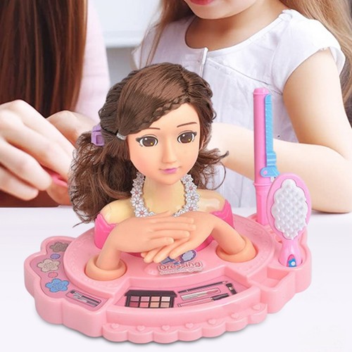 Hair Styling Doll Head Toy Kit - Kids Pretend Play Set Styling Head Kids Toy - Picture 4 of 13