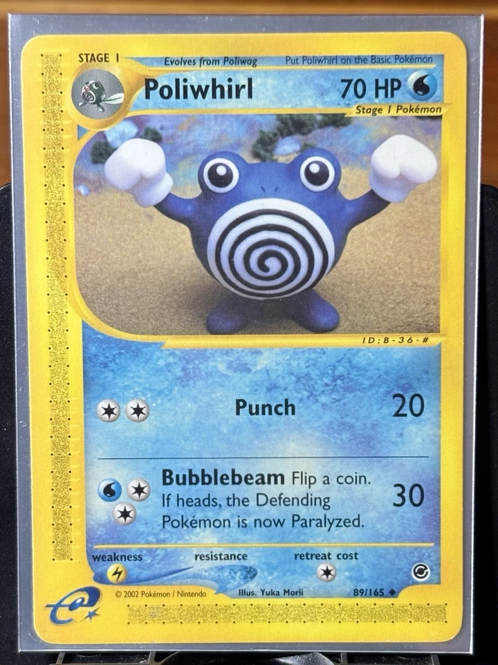 Poliwhirl - Pokémon TCG - Expedition - 89/165 - UNCOMMON ~ LP - Image 2 of 4