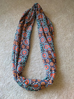 Vibrant Alhambra Granada Tile Infinity Scarf- Colorful Made in Spain