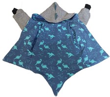 Wollwalkjacke Wendejacke Dino Drachenjacke Zipfeljacke Baby Kinder Handmad