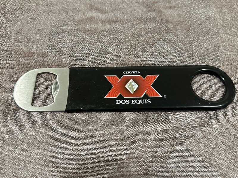 Dos Equis XX Cerveza Beer Bar Speed Key Bottle Opener Handle Stainless Steel