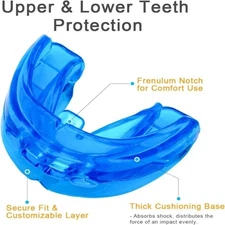 New Nhs Adjustable Anti Snoring Mouthpiece Device Snoring Aids For Men & Women