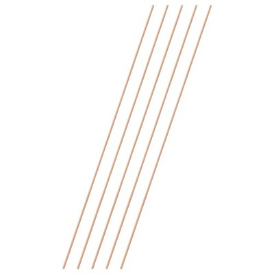 5 Pack Copper Round Rod 2mm x 300mm T2 Copper Stock