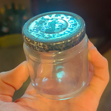 Gerber Clear Glass Baby Food Jar w/ Metal Lid, Clear Color, Jar Bottle Type