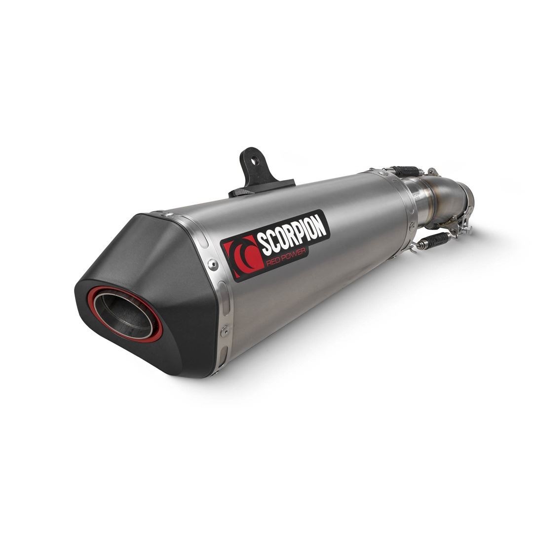 Scorpion Exhaust Serket Taper Slip-on Titanium Kawasaki Ninja 500 Euro5+ 2024-25
