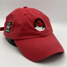 RedHat Hat Linuxworld AMD 64 2006 Boston Strapback Hat Embroidered Logo Vintage