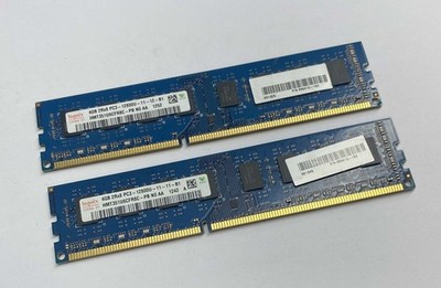 8GB Kit (2 x 4GB) Hynix / HP 655410-150 PC3-12800U 1600MHz DDR3 Computer Arbeitsspeicher