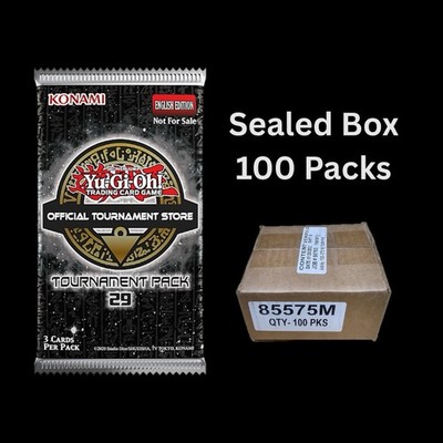 Yugioh OTS Tournament Pack 29 OP29 FACTORY SEALED CASE BOX of 100 Sealed  Packs