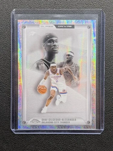 2025 Topps Chrome Update Shai Gilgeous-Alexander Base (RAW)