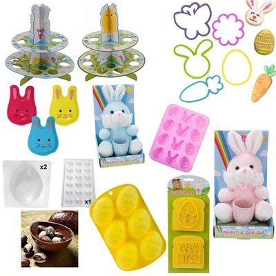 Ostern Küchenteller, Kuchenständer, Schokoladenformen, Ausstechformen - wählbar
