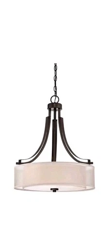 Minka Lavery 4104-172 Parsons Studio 3-Light Pendant in Smoked Iron - Picture 1 of 2