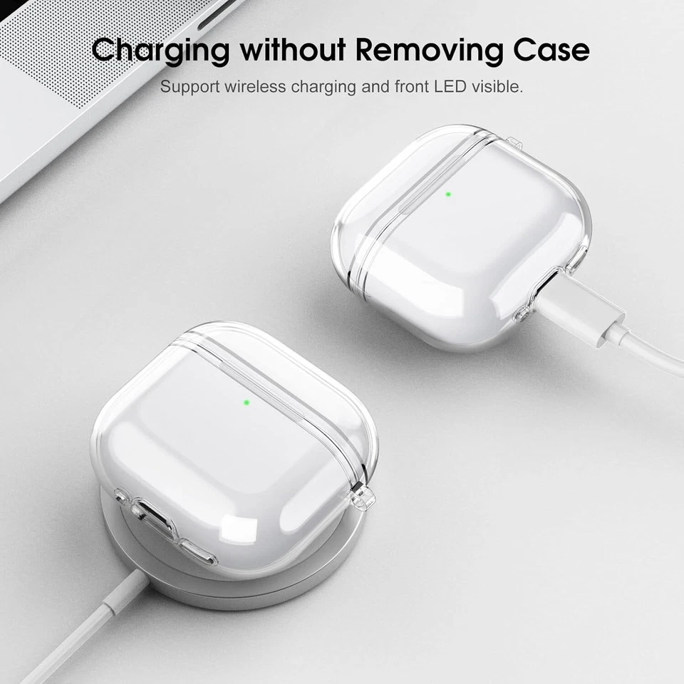 For Apple Airpods Pro 3 4 2 2025 Wholesale Bulk Lot Earphone Clear Case Cover - Image 4 of 4