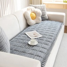 Couch Cover for Dogs Washable Fuzzy Pet Non-Slip Couch Covers Soft Warm Cushion