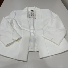 Anne Klein Blazer Bright White M