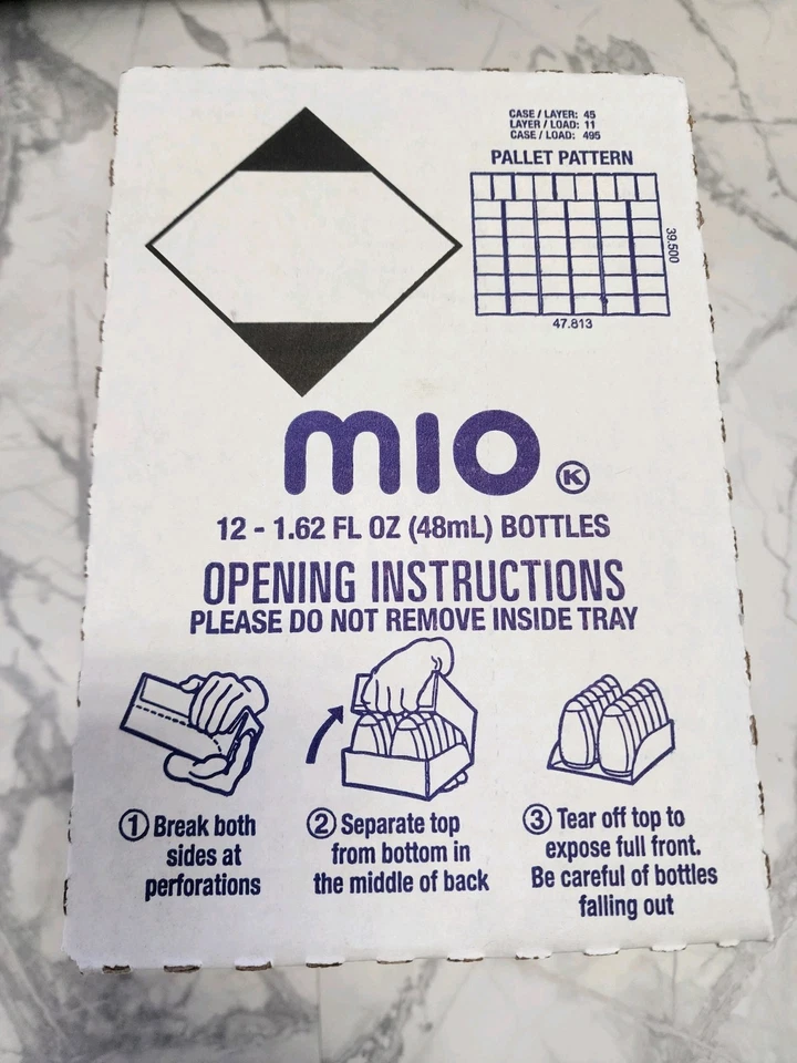 Жидкий витаминный усилитель Mio UNWIND Blood Orange 1,62 унции 12 шт. (срок годности истек dec 2025) - Изображение 2 из 4