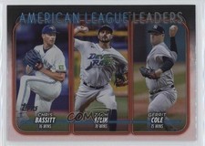 2024 Topps Series 1 League Leaders Rainbow Foil Chris Bassitt Zach Eflin #57 2l4
