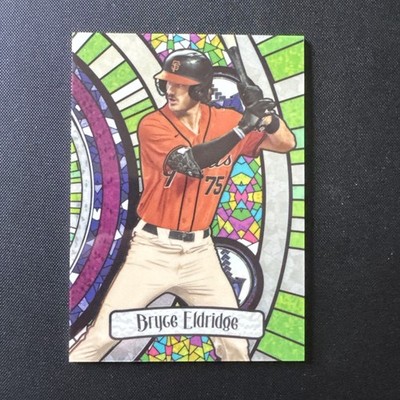 2023 Bowman Draft Bryce Eldridge Stained Glass Insert SP #BGA-15 SF Giants