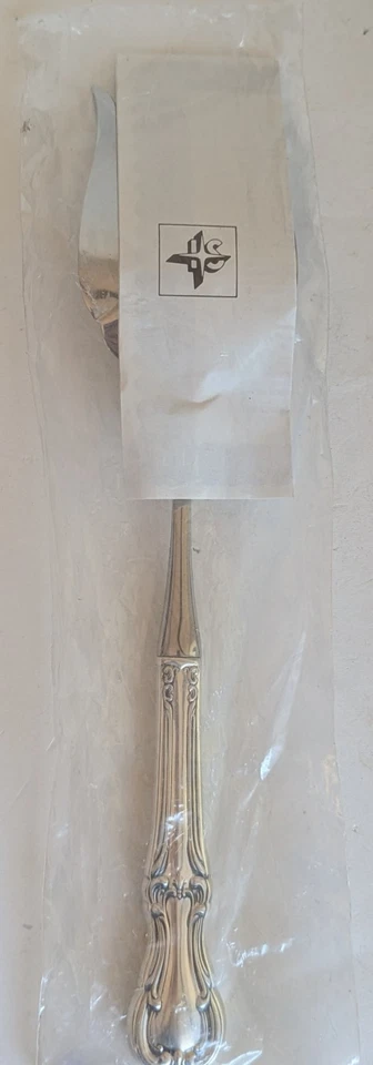 Nuevo tenedor internacional de plata esterlina Juana de Arco para servir carne fría de 11,15" de largo Foto 2 de 4