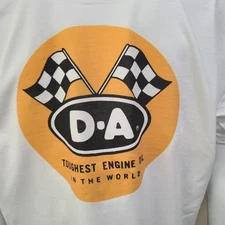 DRAG/SPRINT/Vintage Race T-shirt DA THE TOUGHEST MOTOR OIL IN THE WORLD