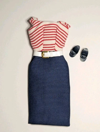 Complete Barbie Cruise Stripes #918 1994 Vintage Repro Fashion Playset