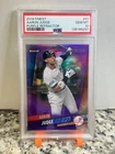 2019 Topps Finest Aaron Judge #51 Purple Refractor /250 PSA 10