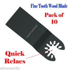 10 Multi Tool Saw Blade For HyperLock X2 Delwalt Black and Decker Porter Cable