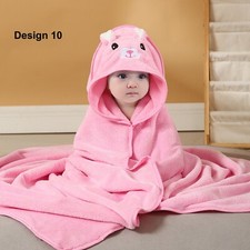 Toddler Baby Hooded Bath Towels Newborn Kids Bathrobe Soft Beach Towel Large