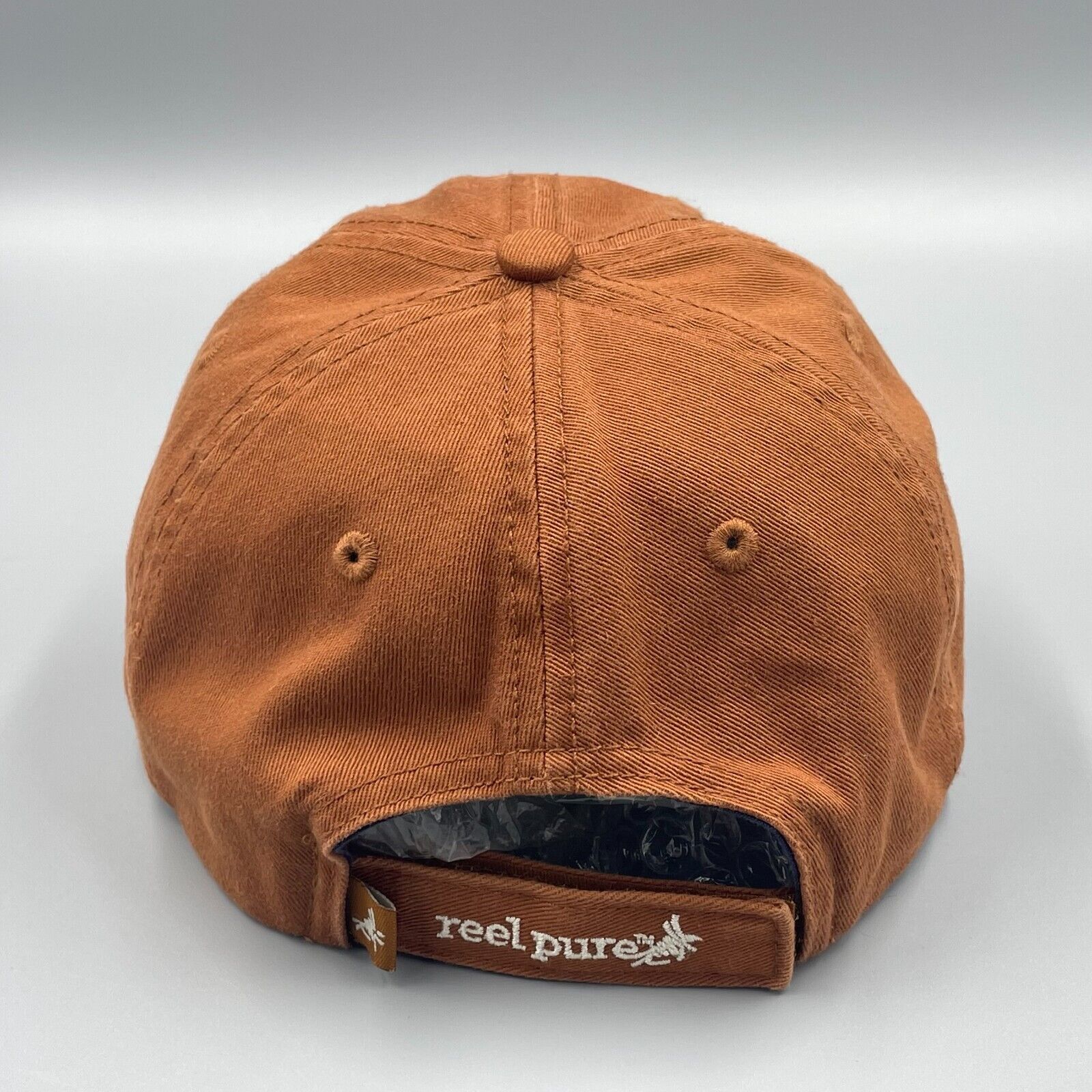 REEL PURE Fishing Cap Outdoors Lifestyle Brown Strapback Hat