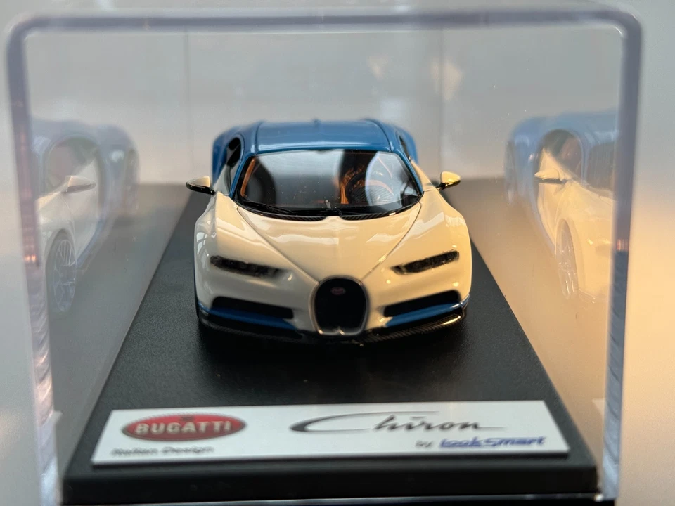 LookSmart Bugatti Chiron 1:43 LS459D Light Blue Sport / Glacier Rarität #302 - Bild 4 von 4
