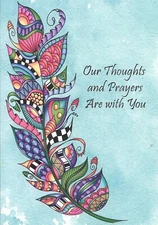 BLUE MOUNTAIN ARTS "OUR THOUGHTS AND PRAYERS ARE WITH YOU" SYMPATHY CARD