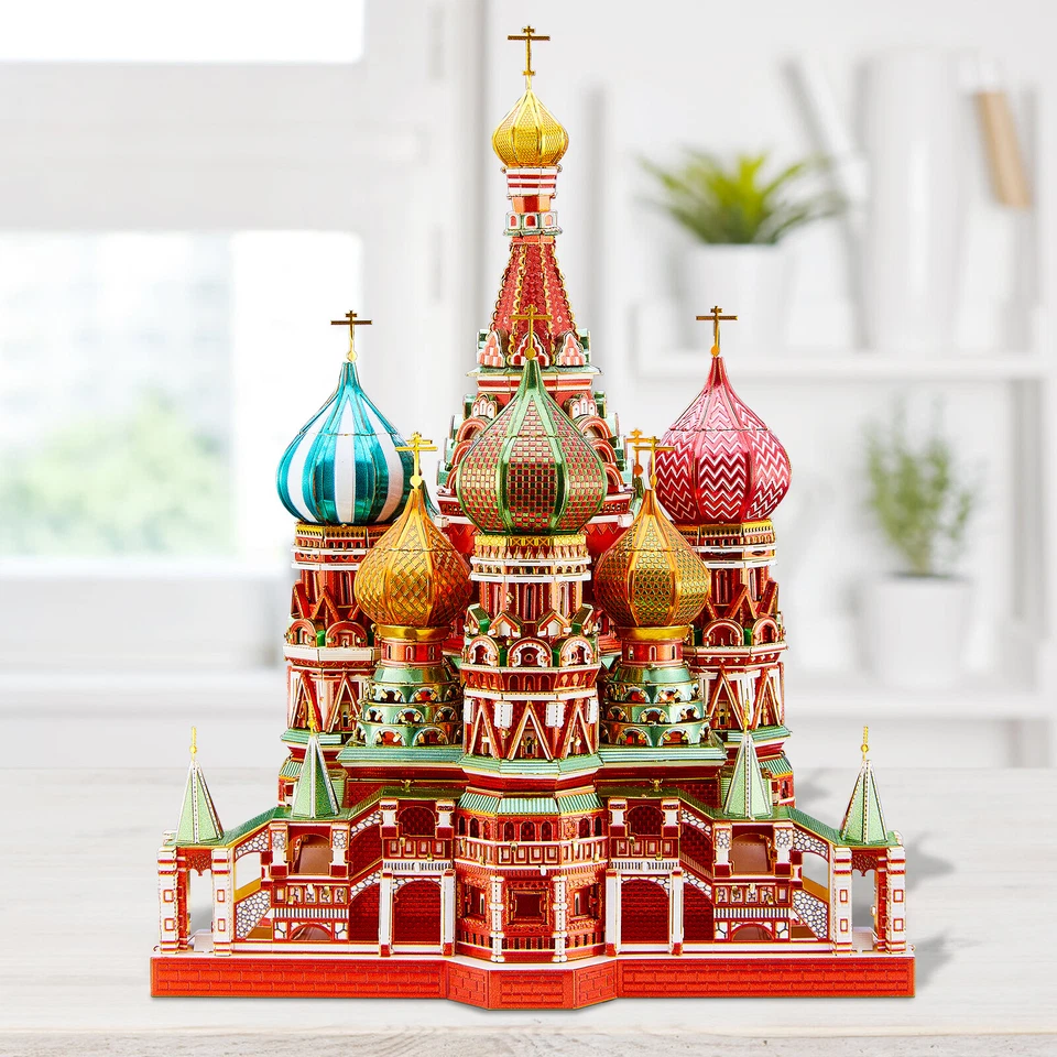 Piececool Saint Basil’s Cathedral Metal Building - Architectural Model for Adult - Image 4 of 4