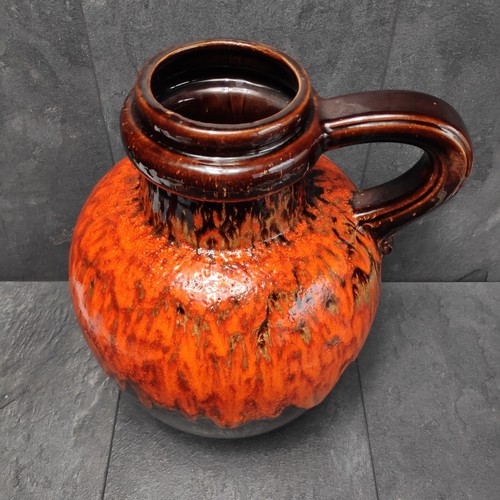 Scheurich 486-38 Vase Keramik Vintage Bodenvase 38cm 70er Henkel - Picture 2 of 4