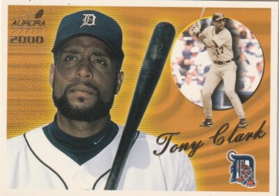 FREE SHIPPING-MINT-2000 Pacific Aurora Tony Clark #52 TIGERS