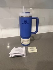 STANLEY CUP THE FLOWSTATE QUENCHER H2O TUMBLER 30oz BLUE IRIS SHIPS FROM OHIO