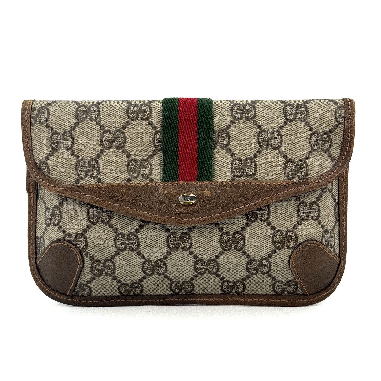 GUCCI Pochette Pochette Pochette Borsetta PVC Autentica dal GIAPPONE