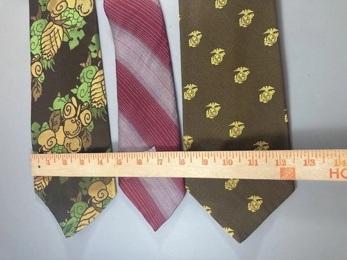 Chadwick Wembley Wide Neck Tie 4” Lot Hazelnut Eagle American Wembley Fruit - Picture 2 of 8